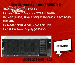  2 IBM Server System & HP Servers