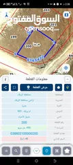  1 قطعه ارض سكنيه واصل كل الخدمات على شارعين