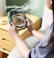  5 مع الحرّ... اجا وقتها مع هالشوب! مروحة مكتب USB من ساين كلوبس صغيرة الحجم، قوية الأداء وبتبردك