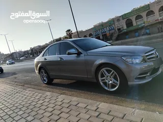  15 مرسيدس c200 2008 اصلي افنجارد فل الفل  لون شمباني مميز
