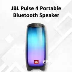  4 JBL Pulse 4 Portable Bluetooth Speaker With Light Show  مكبر صوت JBL Pulse4 بلوتوث محمول مع عرض ضوئي