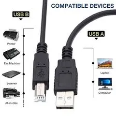  11 USB PRINTER CABLE وصلة طابعة كيبل طابعة