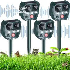  13 حماية الحديقة والمنزل طرد الطيور  والحيوانات 5 ترددات جهاز طارد للحيوانات بالموجات فوق الصوتية للاما
