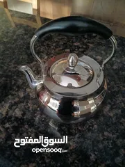  24 صينيه عدد 2 ستانليس ستيل ثقيلة بحال الجديد والاغراض اغلبها جديد غير مستعملة