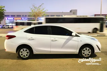  3 Toyota Yaris SE 2019 Free Accident original paint تويوتا يارس بدون حوادث صبغ وكاله