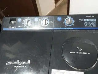  4 غساله هيتاشي نظيفه اخت الجديده 16كيلو