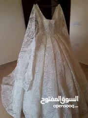  2 فستان زفاف جديد استعمال مرة واحدة فقط للبيع