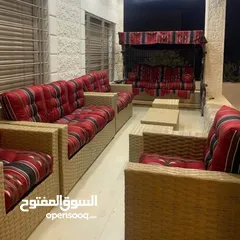  21 انتبه السعر حرق و لفترة محدودة  طقم راتان 5 مقاعد 115 د شامل توصيل لعمان وزرقا