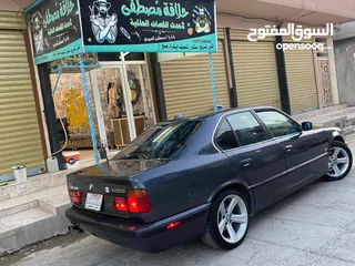  5 بي ام بجم عريض 520 مصبوغ عام جماليه