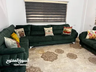  4 غرفة جلوس امريكي لون اخضر نخب اول