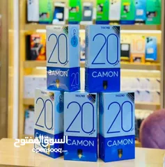  1 جهاز جديد بالكرتونة Kamon 20 pro 5G رام 16 جيجا 256  مكفول سنة متوفر توصيل