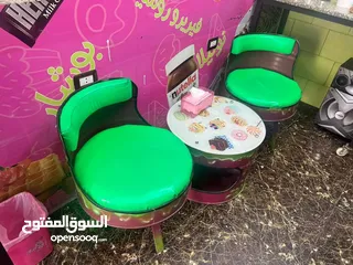  8 عدة محل كريب ووافل +ماكنة لقيمات