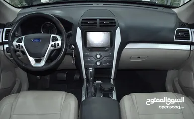  15 Ford Explorer XLT 4WD ( 2015 Model ) in Black Color GCC Specs
