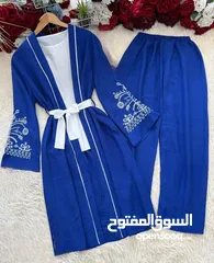  4 طقم ستاتي قطعتين فري سايز