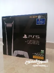  1 PS5 ديجيتال نسخه الشرق الأوسط مستعمل شهرين فقط