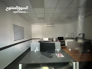  7 مكتب مفروش في وسط نابلس للايجار