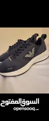  2 EA7 EMPORIO ARMANI NAVY BLUE SILVER SNEAKERS 40