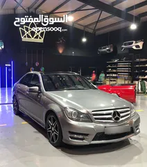  1 مرسيدس C200 AMG kit اصلي وارد الماني