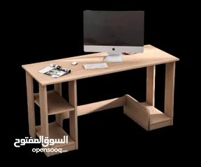  1 **ميز حاسبة خشبي صغير**  **المميزات:**  تصميم البسيط يجعله مناسبًا للاستخدام كمكتب كمبيوتر، او طاولة