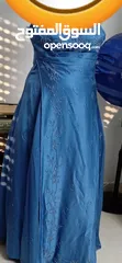  2 فستان خطبة لون نيلي