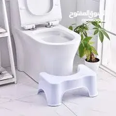  1 بسبعه 7دبانير 7 د.  طاوله رفع القدمين  اثناء استخدام مرحاض قضاء الحاجه الطبي  بشكل صحي وسليم و مريح