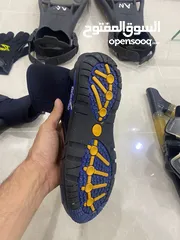  5 بدله غوص وع زعانف وسنوركل نظيفه