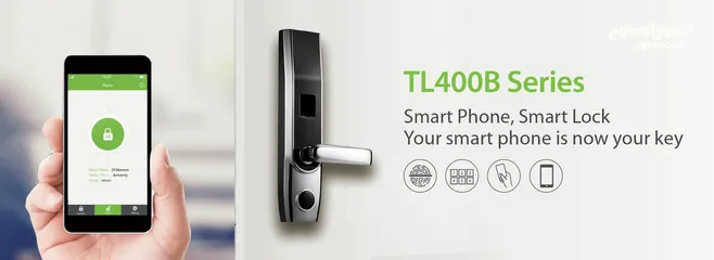  5 قفل ذكي مناسب لجميع الأبواب Smart Lock نوع ZKTeco TL400B