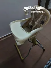  7 سرير  بيبي+ هزاز +كرسي طعام البيع مفرق أو كامل الأسعار بالوصف لكل قطعة