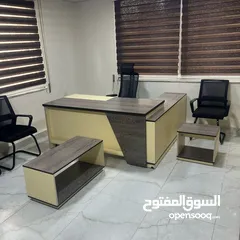  18 مكتب للدراسة والاستقبال مع 3 ادراج خشبية (خشبي) 120*60 تشكيلة مميزة من المكاتب بسعر المصنع