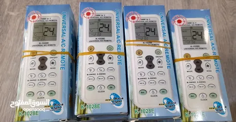  3 ريموت تحكم مكيف يناسب جميع انواع المكيفات يقوم بتشغيل جميع انواع المكيفات ريموتات مكيفات