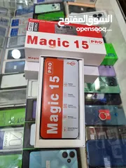  9 جديد بالكرتونة Magic 15 pro رام 12 جيجا 256 مكفول سنة متوفر توصيل