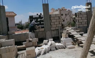  12 مقاول بناء عظم شغل و تسليم هندسي على المخطط و  تشطيب وصيانه البناء و اعمال الهدد مشاريع جميع مساحات