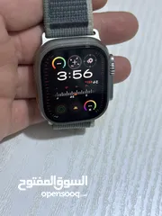  3 ساعة ابل الترا 2 بحالة الوكالة بطارية 100٪؜ كفالة شغالة