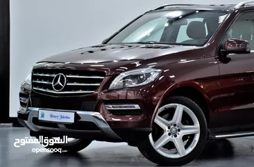  2 Mercedes Benz ML350 ( 2014 Model ) in Burgundy Color GCC Specs