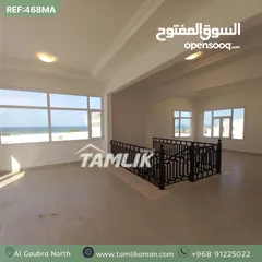  3 Sea view Twin Villa For Rent In Al Ghubra North  REF 468MA