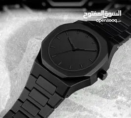  1 ساعات كاجوال جديدة، ساعات كوارتز بلاستيكية عصرية للرجال والنساء - خيار هدايا مثالي