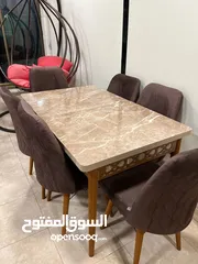  8 طاولة سفرة تركي مكفول يوجد توصيل طاولات سفرة