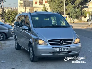  2 باص مرسيدس فيانو 2007 بنزين 7 ركاب VIP فل مسكر مع فتحة ترخيص سنة