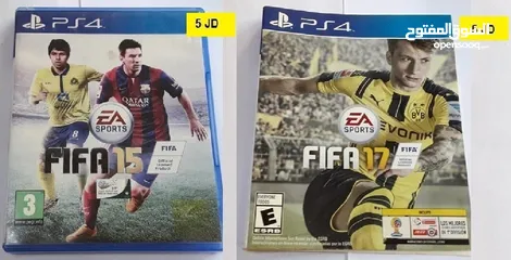  9 سيديات بلايستيشن 4  متوفر ايادي Playstation 4 ps4