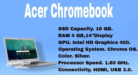  2 Acer chrome book 14 inch