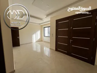  2 شقة ارضية فارغة للايجار عبدون مساحة 165م مع ترس 50م تشطيبات سوبر ديلوكس جديدة لم تسكن