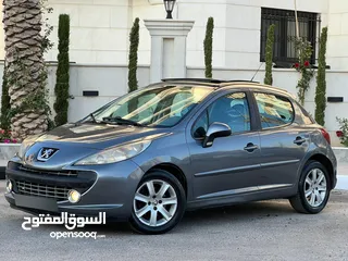  1 بيجو 207 مميزه بحالة الوكالة بسعر مغري جدا