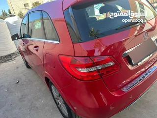  5 مرسيدس بنز B250‏ فحص كامل  2014 	  فل اضافات أعلى صنف لون ferrari red ممیز و داخلية اسود