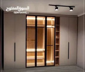  4 خزائن جامبو واجهات زجاج واضاء