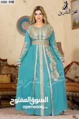  3 فستان مغربي مطرز