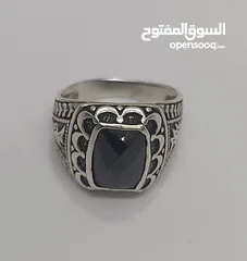  12 خواتم فضه 929 احجار كريمه و أوزان اغلبها خواتم ايرانيه ثقيله..
