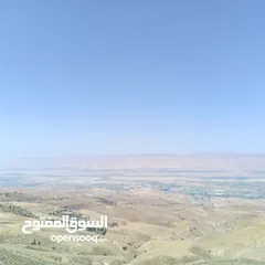  6 مزرعه للبيع في الصبيحي مطله على فلسطين