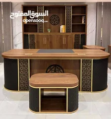  3 للفخامه عنوان مكتب مدير المميز توفر الآن بأشكال عصرية من خشب لامينت مستورد تفصيل أجود الأنواع