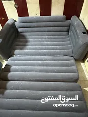  1 قنفه نفخ تتحول سرير