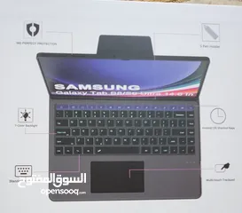  3 Wireless Keyboard with TrackPad for Samsung Galaxy Tab S9 Ultra(English and Arabic)
